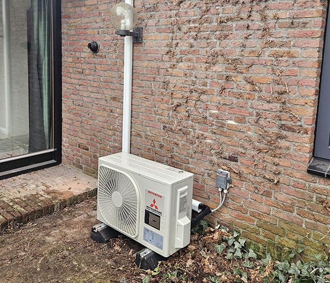 Energie-efficiënt verwarmen en verkoelen met split airco