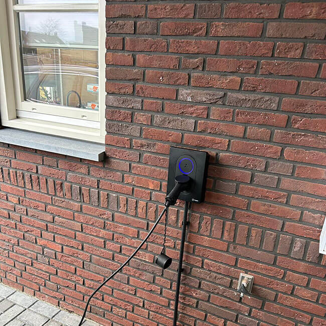 Laadpaal muurbevestiging door erkend installateur