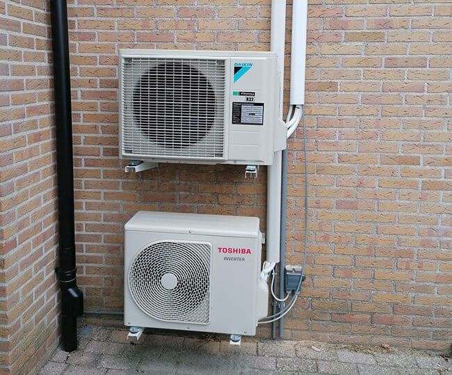 Lucht-lucht warmtepomp