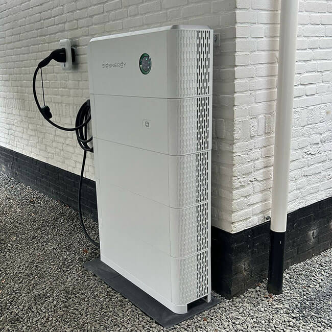 Slimme batterij bij woningcorporatie