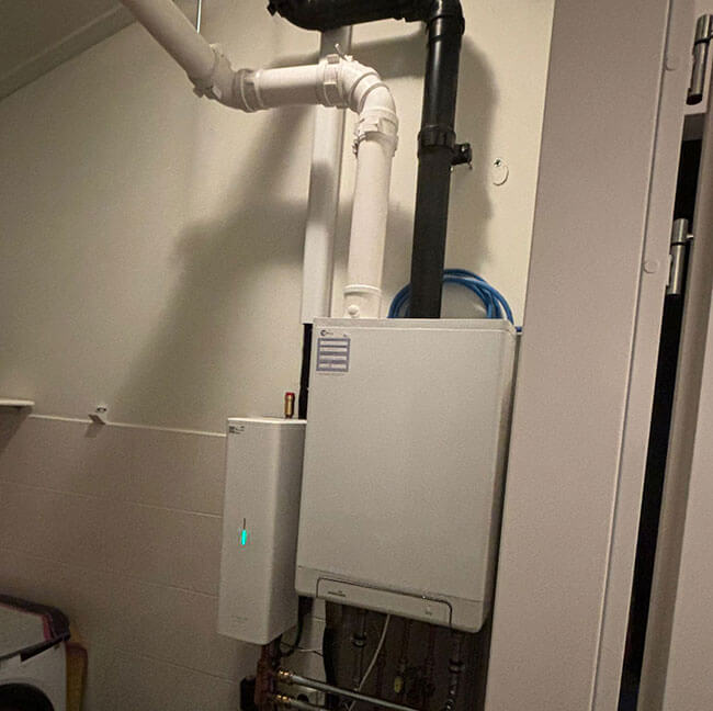 Hybride-warmtepomp woningcorporatie