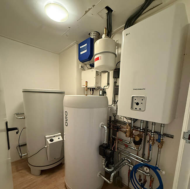 Van het gas af met een warmtepomp