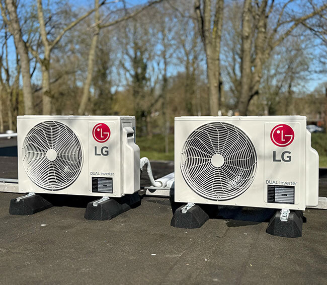 Zakelijke airco woningcorporatie