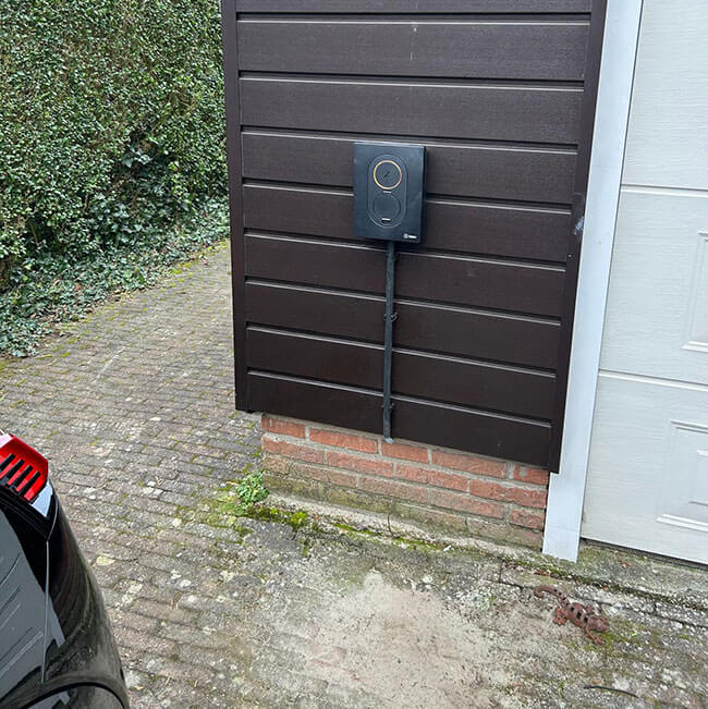 Zakelijke laadpaal bij huis werknemer