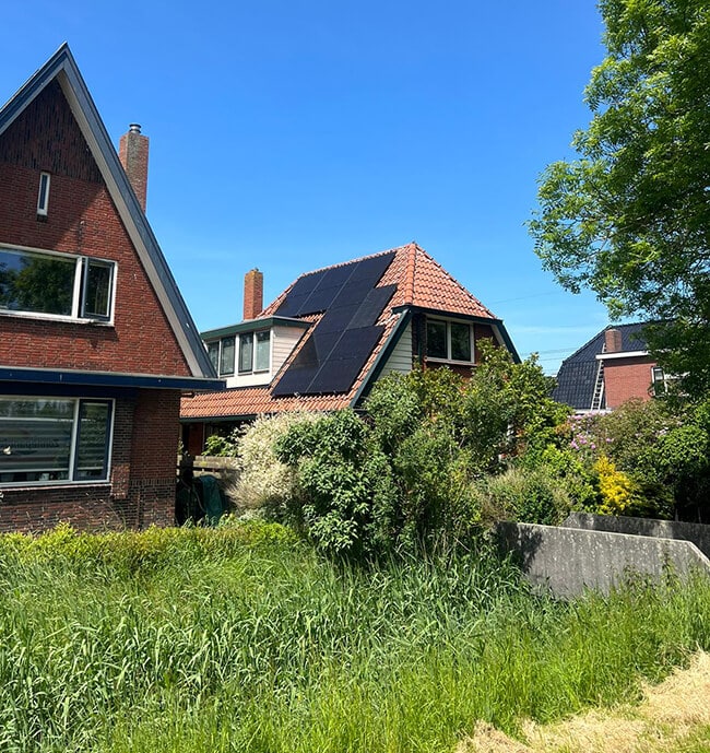 Zonnepanelen in Franeker