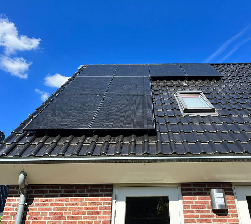 Zonnepanelen in Burgum