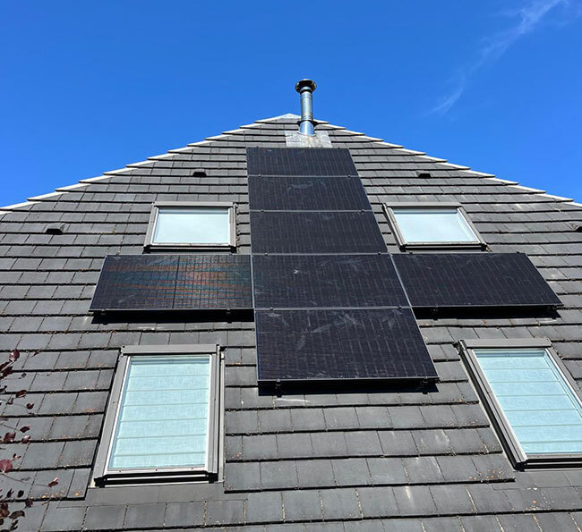 Zonnestroom systeem met lage terugverdientijd