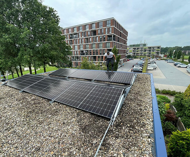 Zonnestroom systeem met lage terugverdientijd
