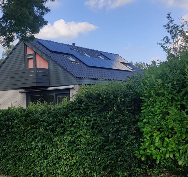 Zonne-energie systeem op vrijstaande woning met subsidie