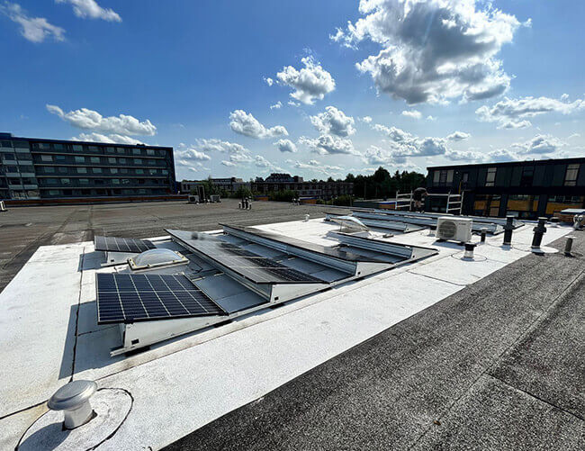 Zonnepanelen voor airco