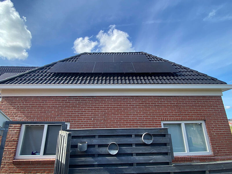 Zonnepanelen op het oosten