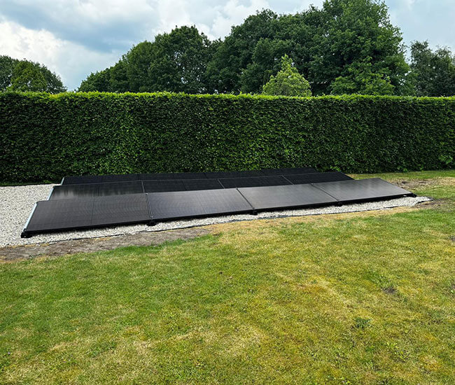 Zonnepanelen grondopstelling lage terugverdientijd